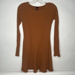 Art Class‎ Girls Dress X-Large XL 14/16 Orange Ribbed Dress Long Sleeves Fall
